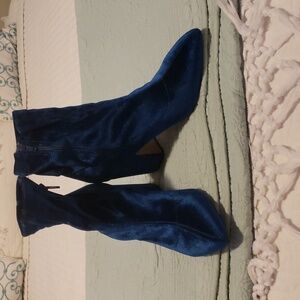 Steve Madden velvet booties